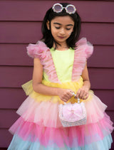 Neon Glow Pastel Princess Dress
