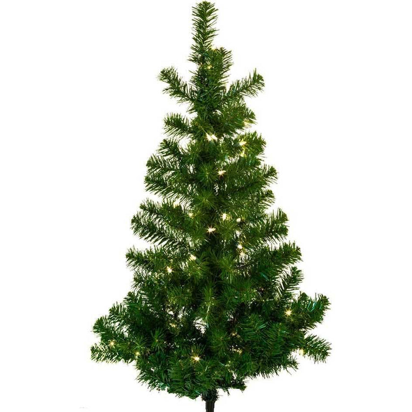 48-Inch Pre-Lit Norway Pine Wall Tree