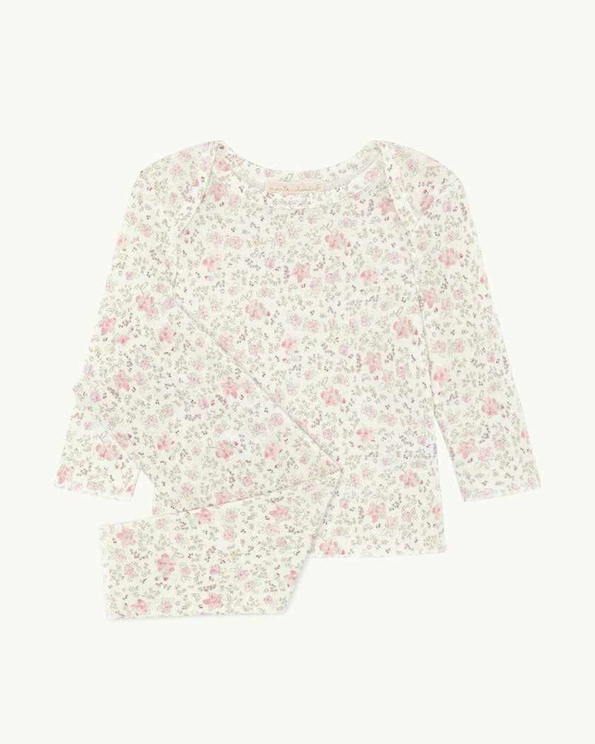 Aluna Athena Pink Ribbed Cotton Two Piece Set