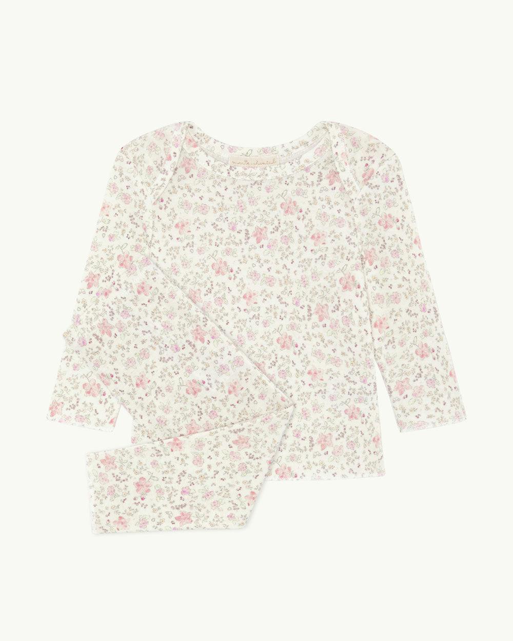 Aluna Athena Pink Ribbed Cotton Two Piece Set