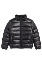 Nanoall - Packable Quilted Puffer Jacket - Black