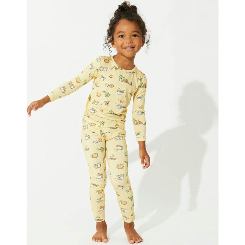 Love You Brunches Bamboo Kids Pajamas