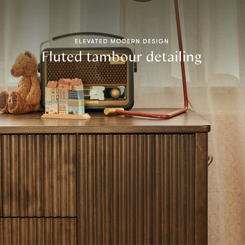 Pogo Tambour Extra Wide Assembled Dresser (58")