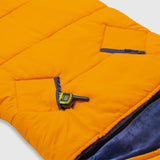 Sleep-N-Pack™ – Big Kid Size | NASA Official Logo & Patches | 2-in-1 Backpack & Sleeping Bag with Cozy Fleece Liner - ORANGE