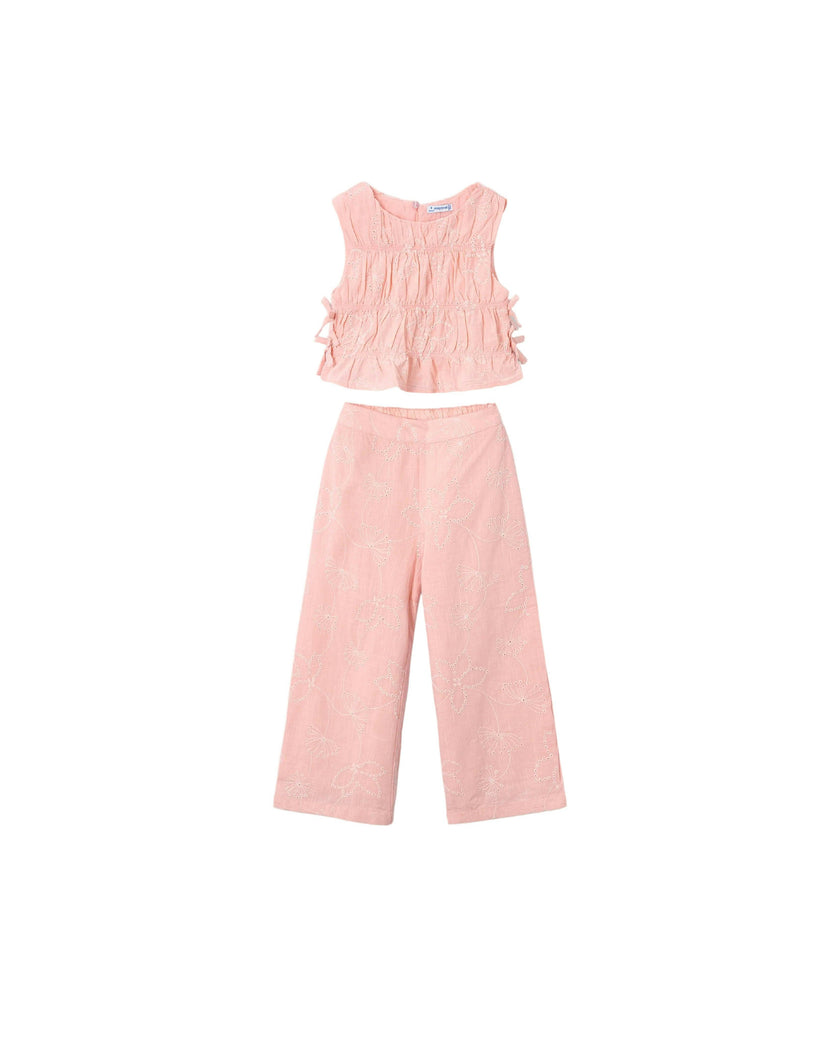 Pink Lace Two‑Piece Outfit