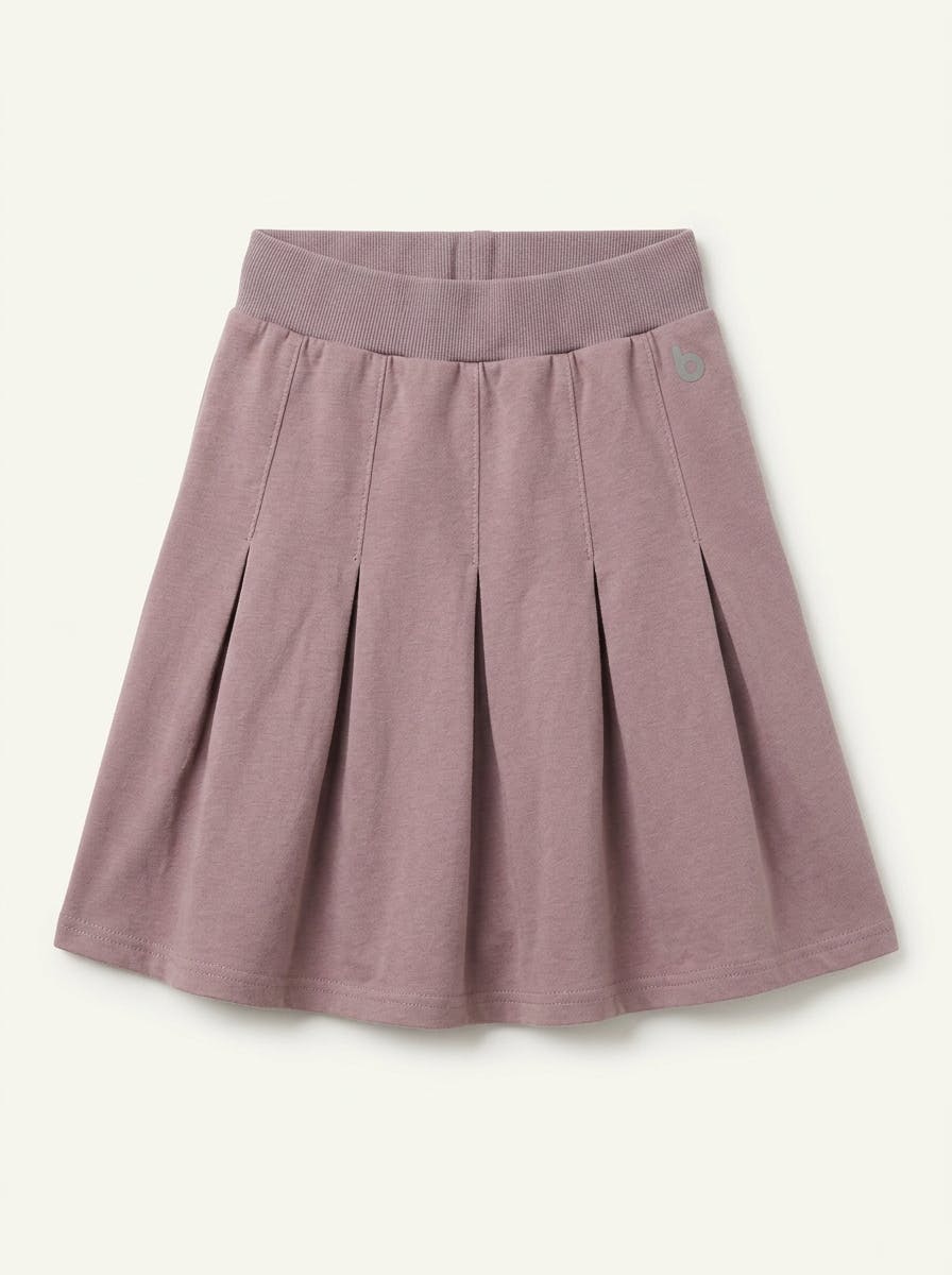 Pleated Sweat Skirt