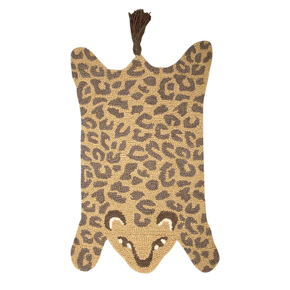 Parker Leopard Shaped Wool Accent Rug (23
