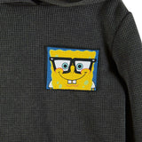 SpongeBob SquarePants™ x Andy & Evan® | Kids (2-12) Stone-Washed Hooded Waffle Tee