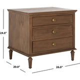 Lisabet 3 Drawer Nightstand