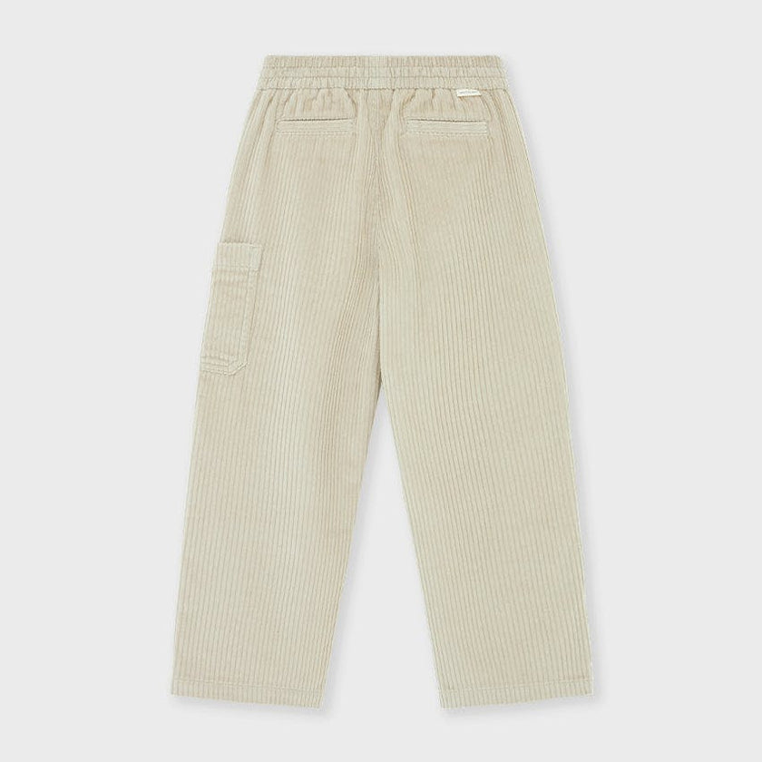 Organic Cotton Corduroy Straight Leg Cargo