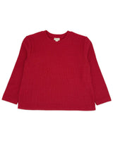 Woodland Sweater Knit Set - Red Velvet