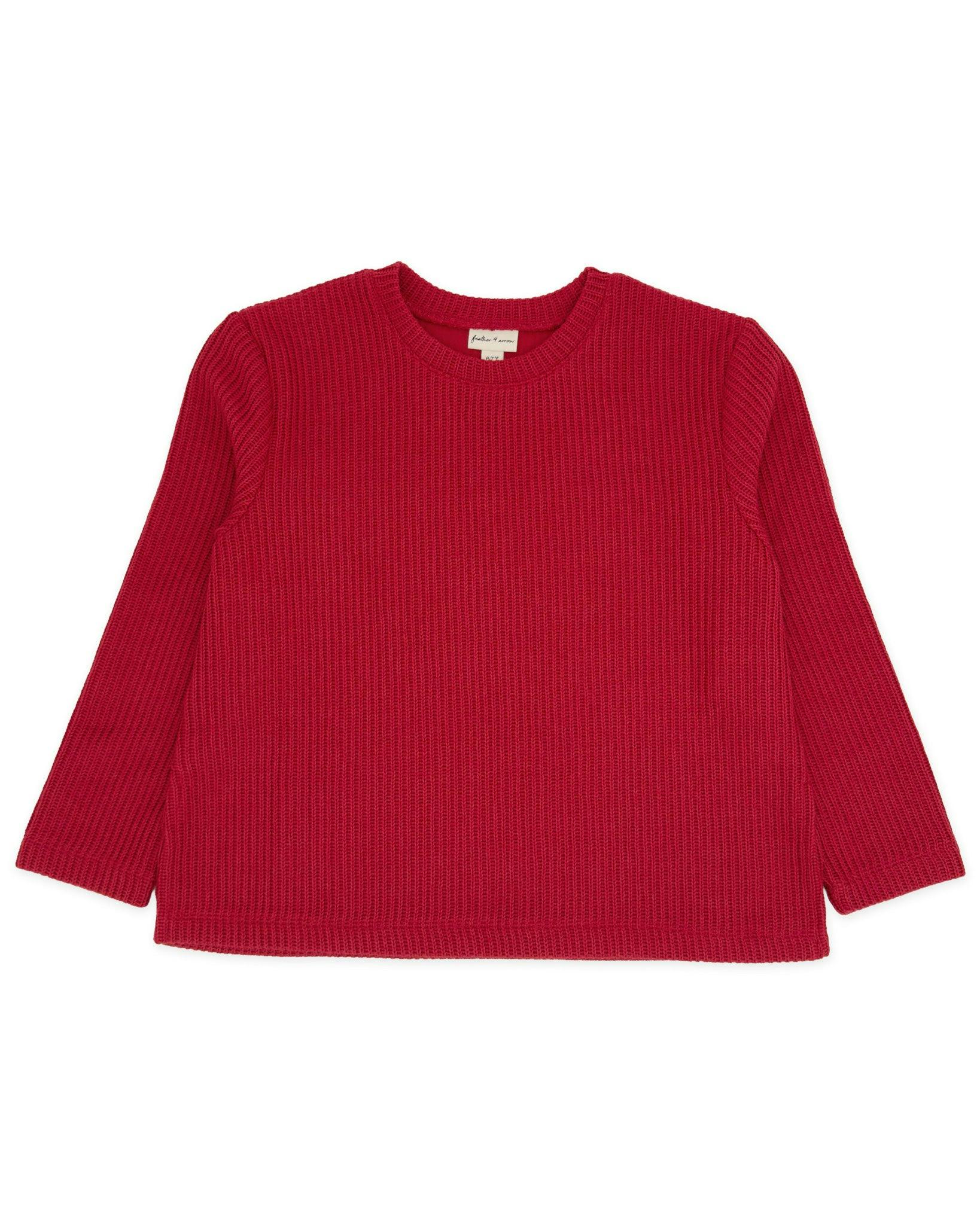Woodland Sweater Knit Set - Red Velvet