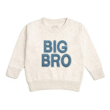 Big Bro Embroidered Patch Sweatshirt - Natural Heather