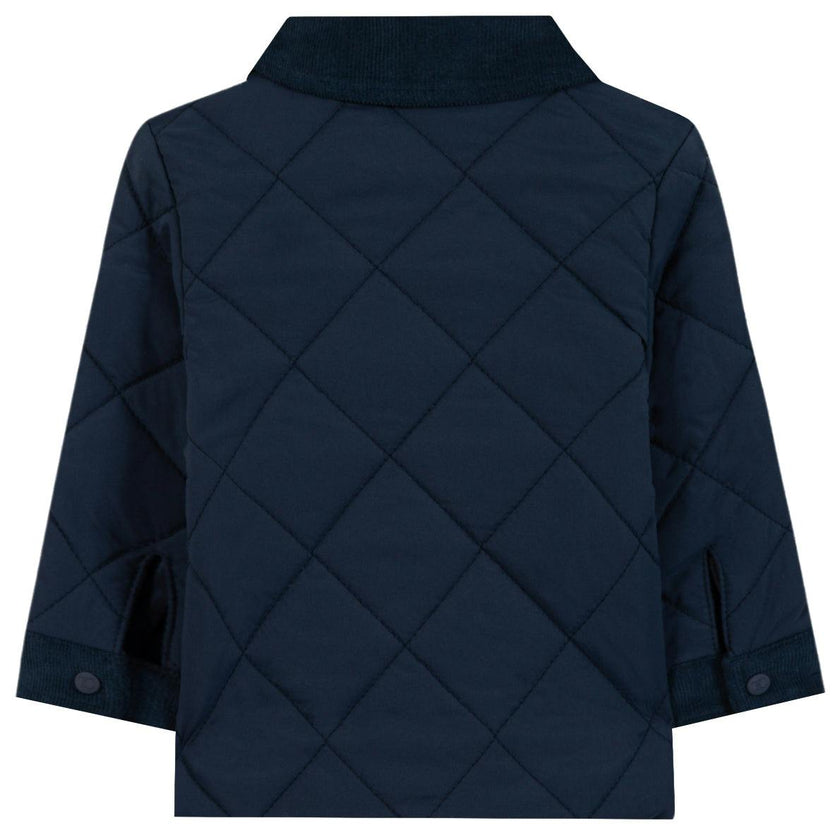 TARTINE ET CHOCOLAT Quilted Baby Jacket - Marine