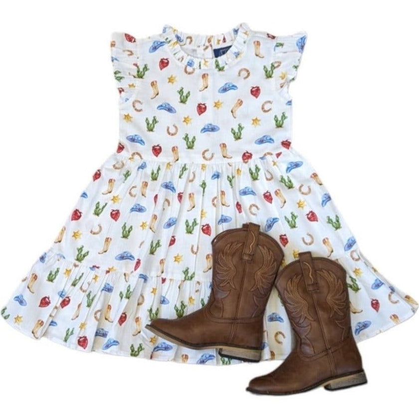 Wild West Ruffle Dress
