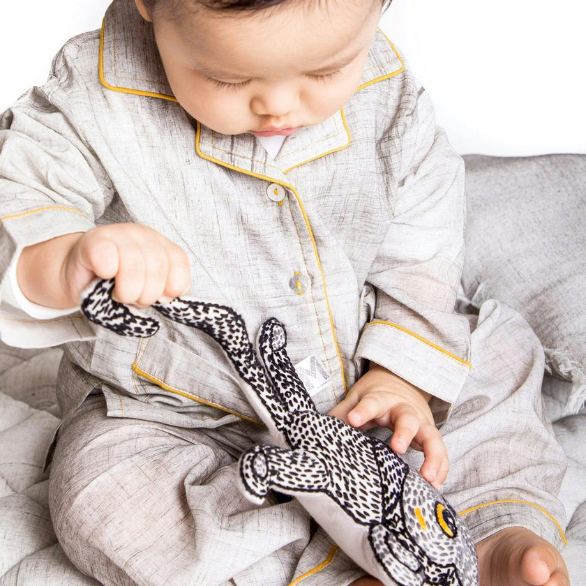 Block-Printed Loungewear Gift Set