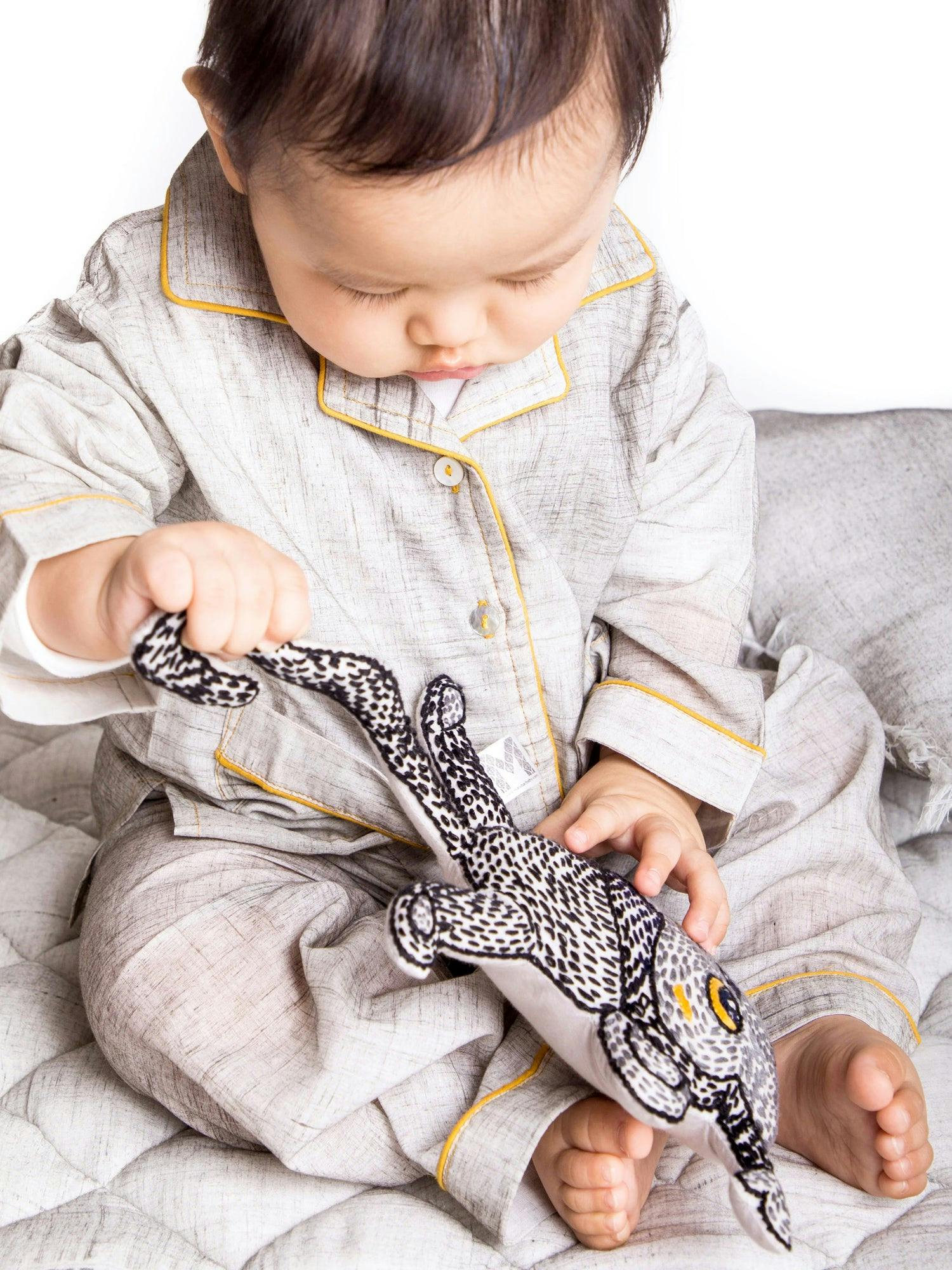 Block-Printed Loungewear Gift Set