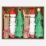 Santa, Reindeer & Tree Crackers