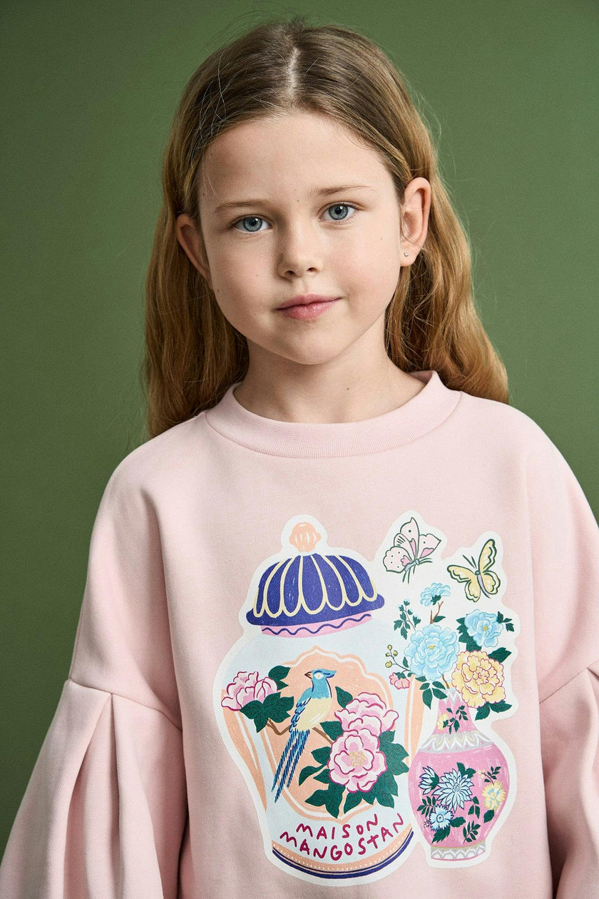 PORCELAIN SWEATSHIRT PINK