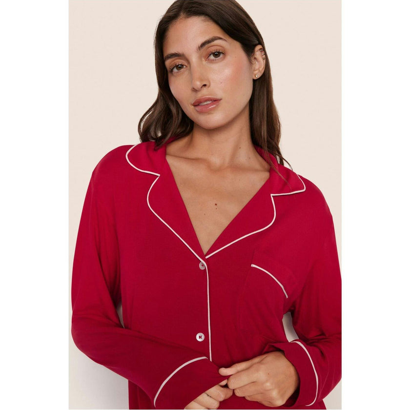 Gisele TENCEL Modal Long PJ Set, Red
