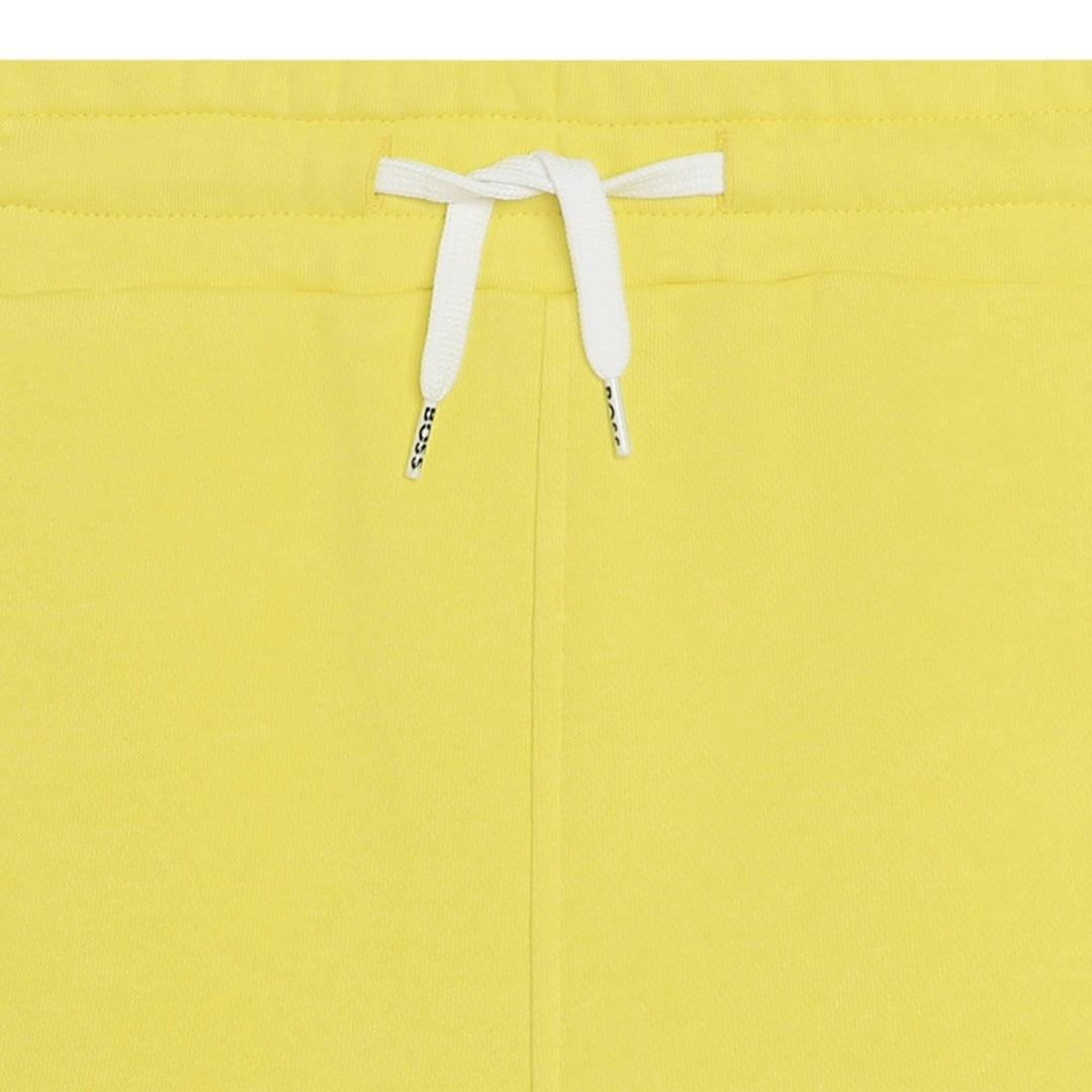Yellow Logo Sweatshorts