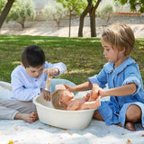 Bathtub and Rainbow Sponge Doll Accessory Set