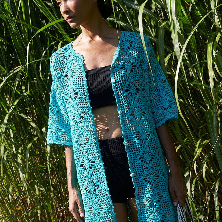 VIOLET CROCHET COVER UP | IVORY