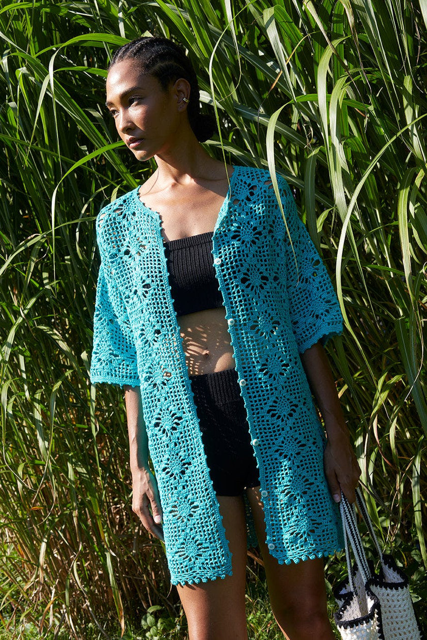 VIOLET CROCHET COVER UP | IVORY