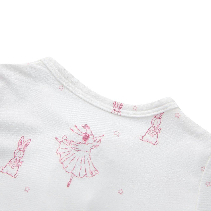 Bamboo Footie Pajama Sleepsuit - Princesse Rose