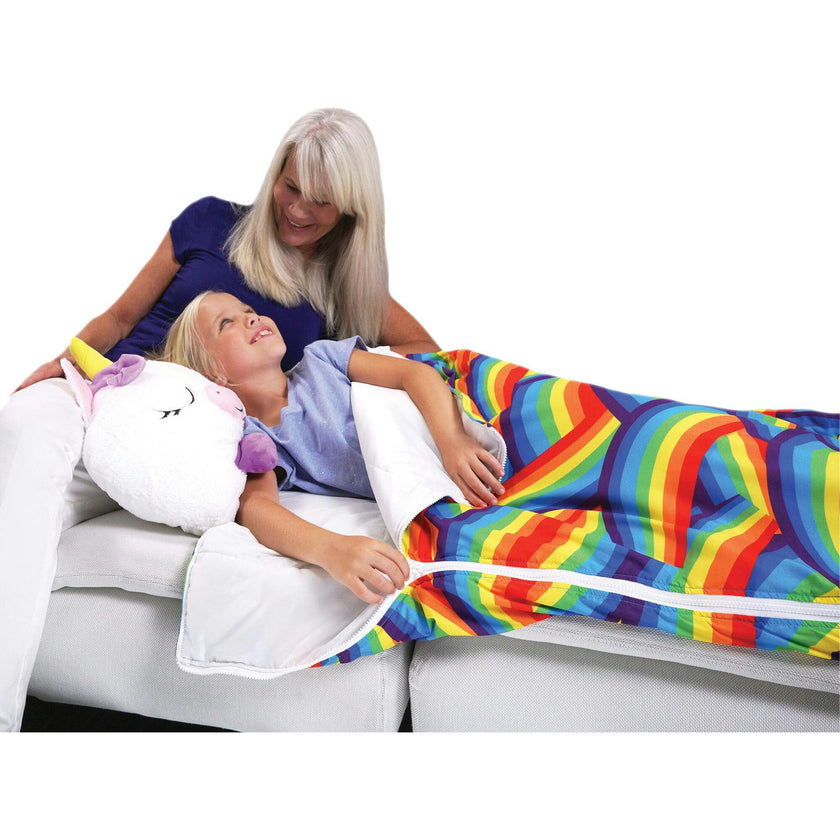 Happy Nappers: Lg - White Unicorn