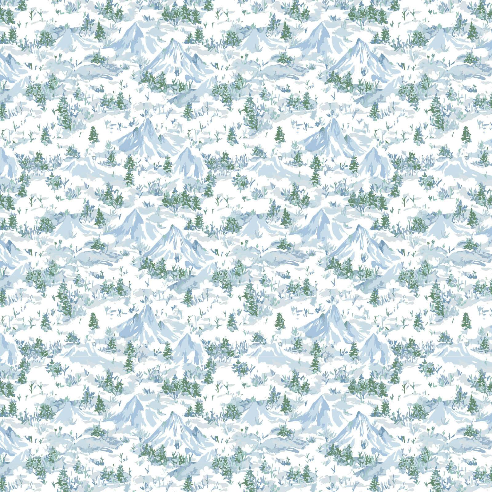 Grayson Pajama Pant Set SnowCapped Mountains