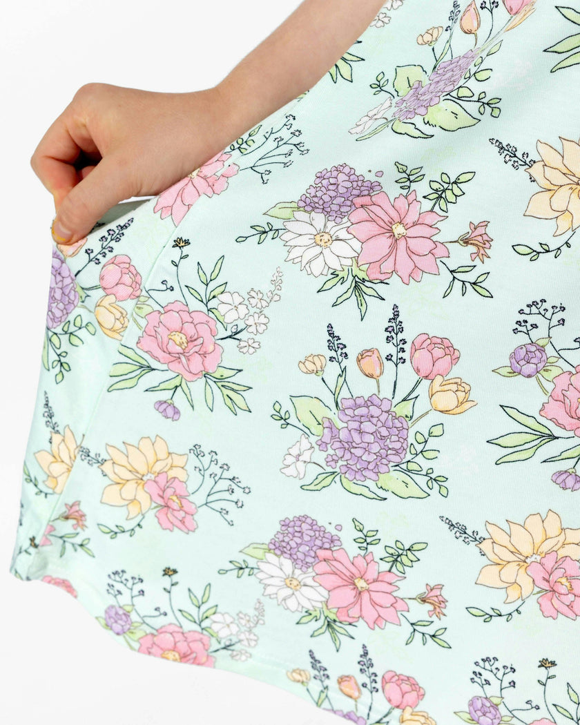 Petals & Posies Bamboo Girls' Short Sleeve Dress