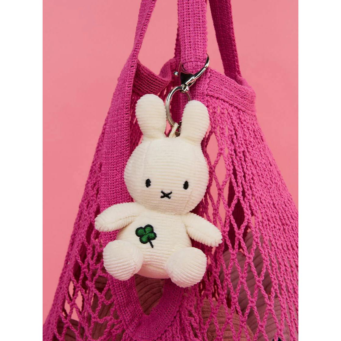 Keychain Four Leaf Clover Offwhite 4