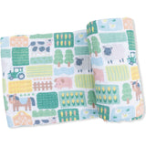 Patchwork Farm - Swaddle Blanket
