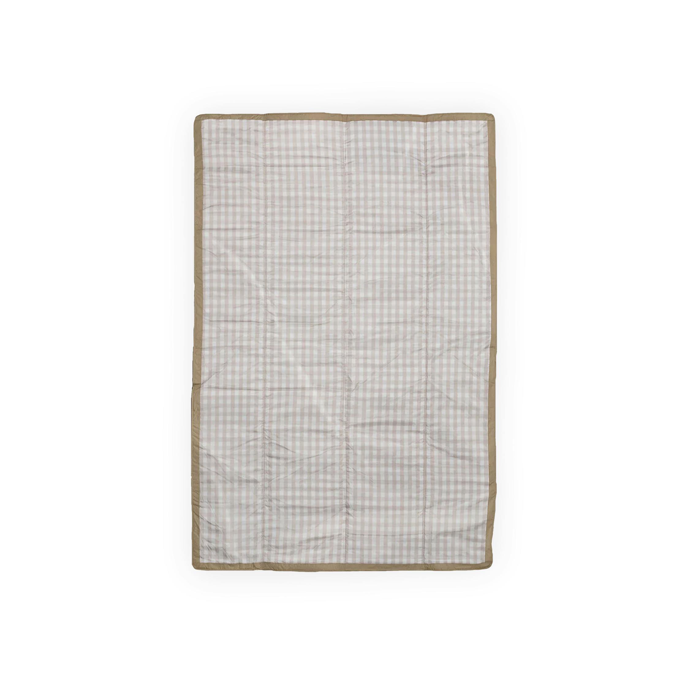 Outdoor Blanket - Beige Buffalo Check