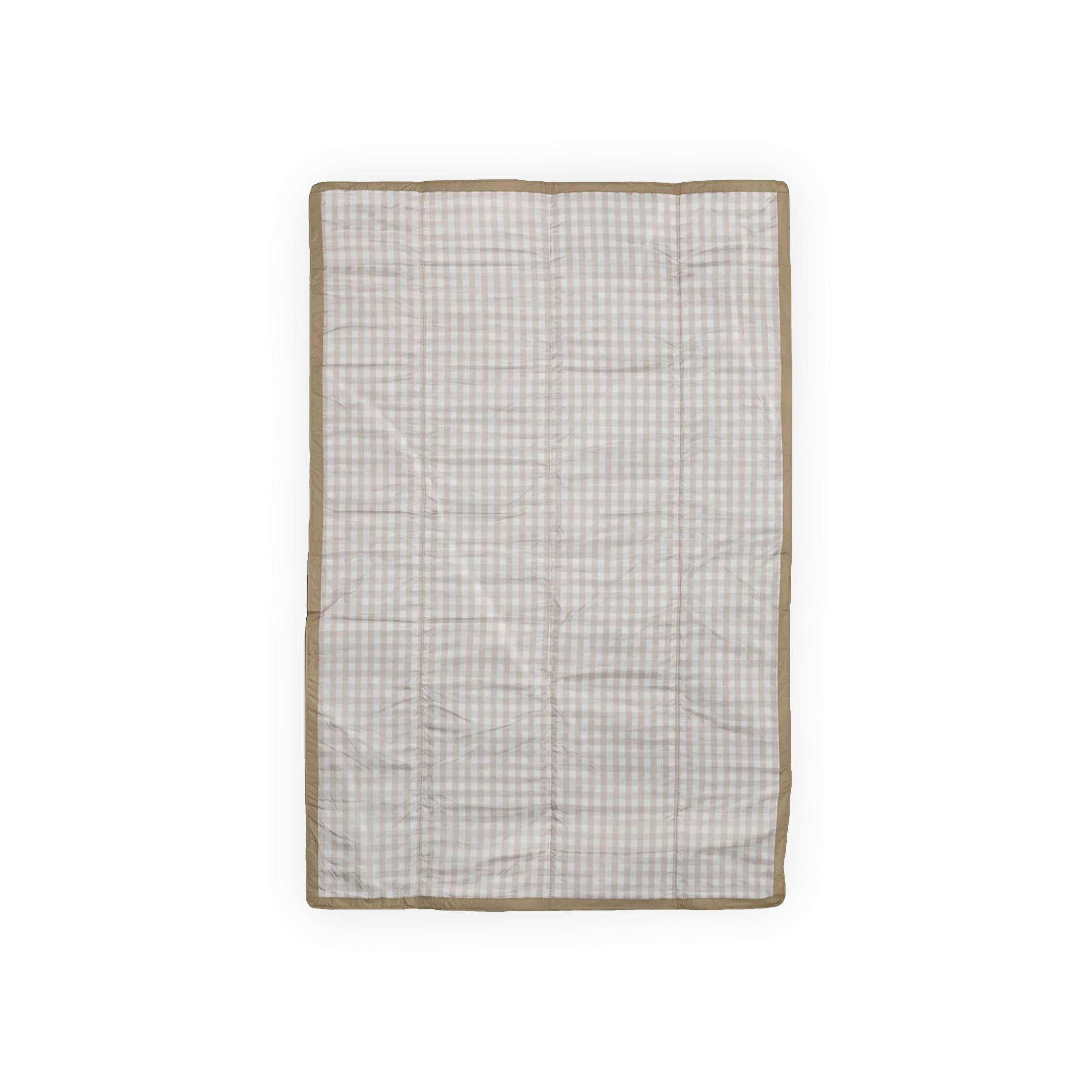 Outdoor Blanket - Beige Buffalo Check