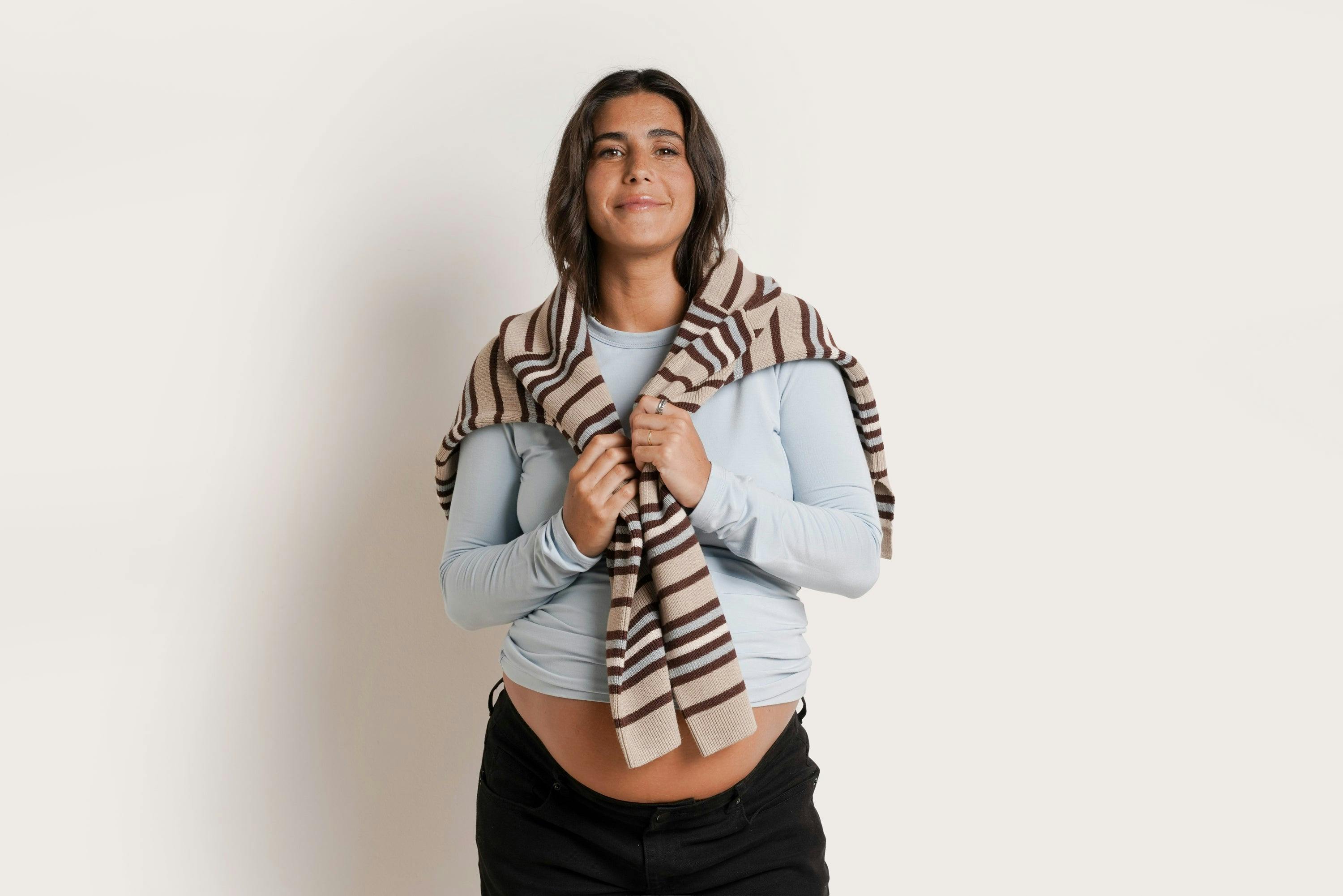 Liv Long Sleeve Maternity Crew Neck Tee