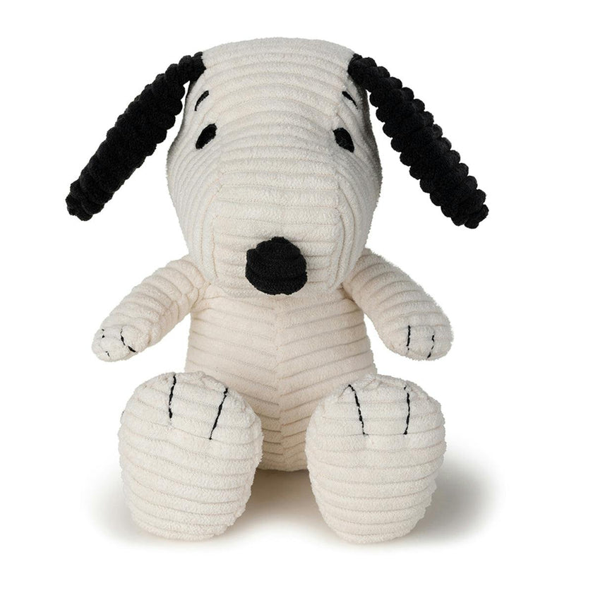 Plush PEANUTS SNOOPY ECO Corduroy Cream 7.5"