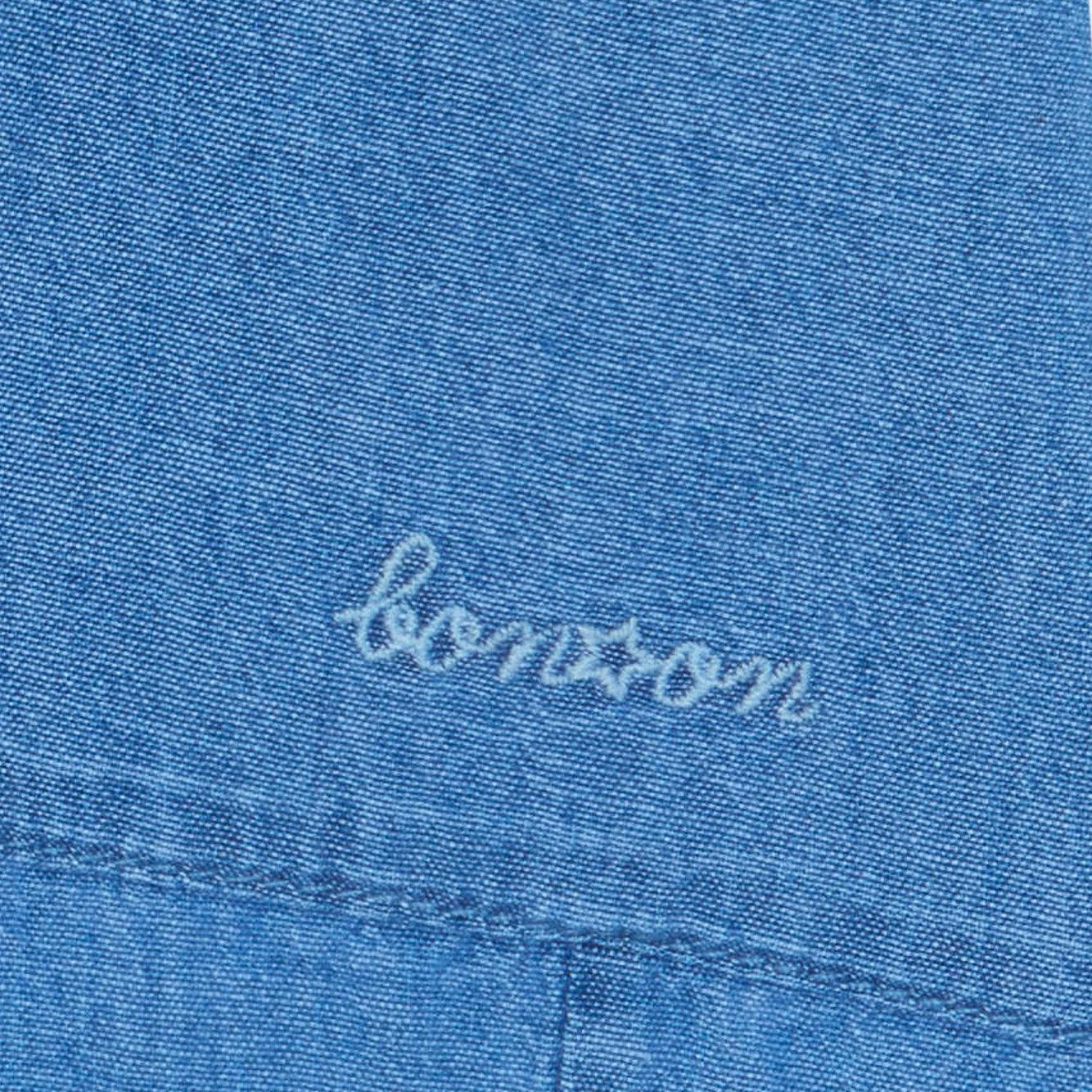 BONTON Clovis Frill Pocket Shorts - Chambray