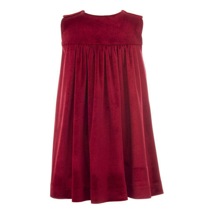 Red Sleeveless Bow Dress