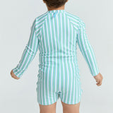 unisex tamarin stripe rashguard one piece