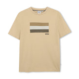 Beige Multi-Tone Graphic T-Shirt