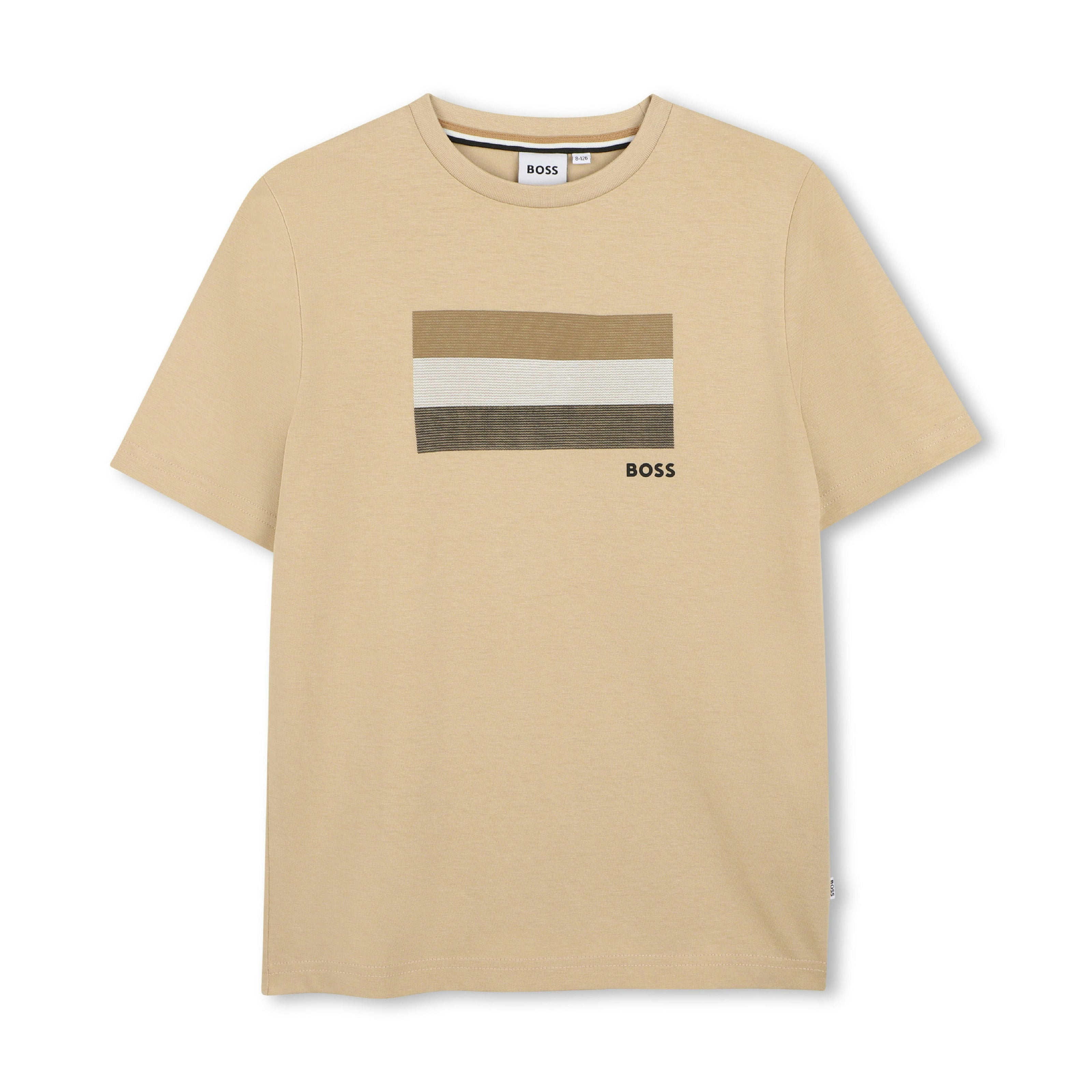 Beige Multi-Tone Graphic T-Shirt