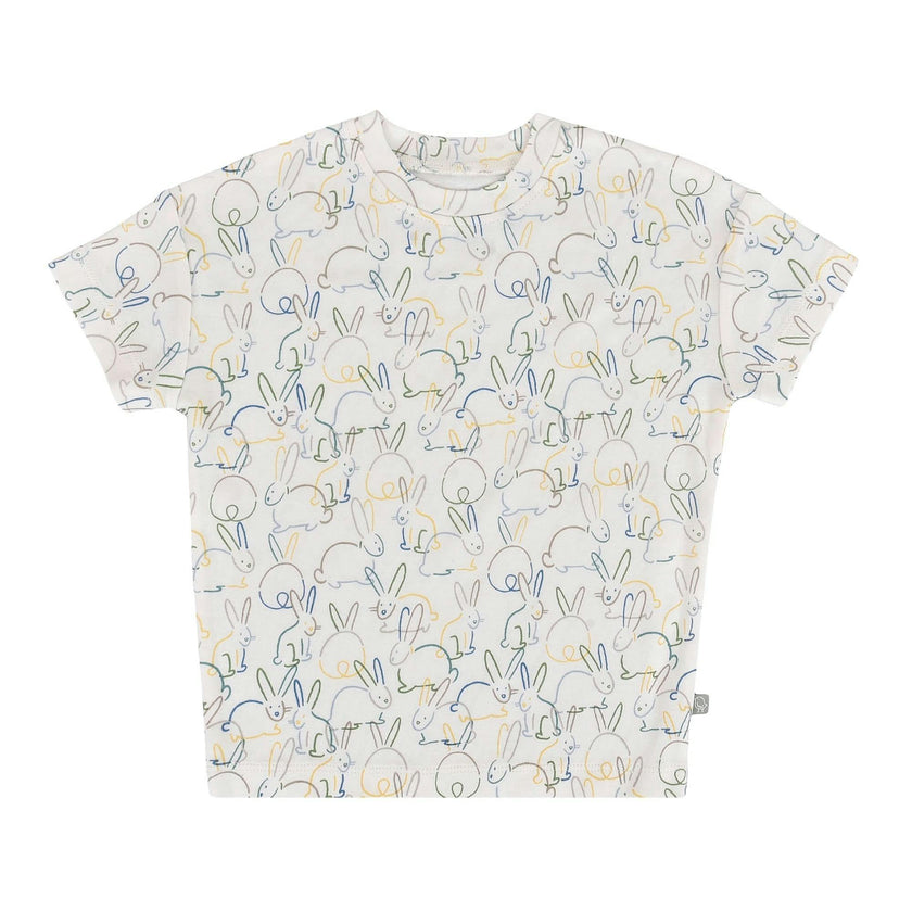 Boxy Toddler Tee | bunnies