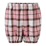 Pink Check Smocked Dress & Bloomers