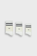 Two-Pack Of Striped Crew Socks