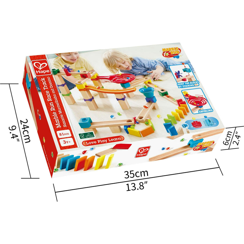 Marble Run DIY Wood Building Racetrack