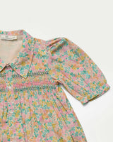 Jane Dress - Emma Floral Mint print