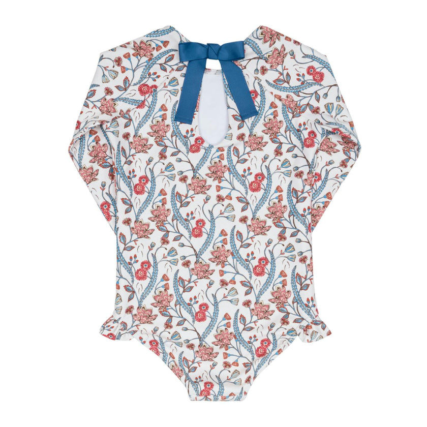 girls mercado bloom rashguard one piece