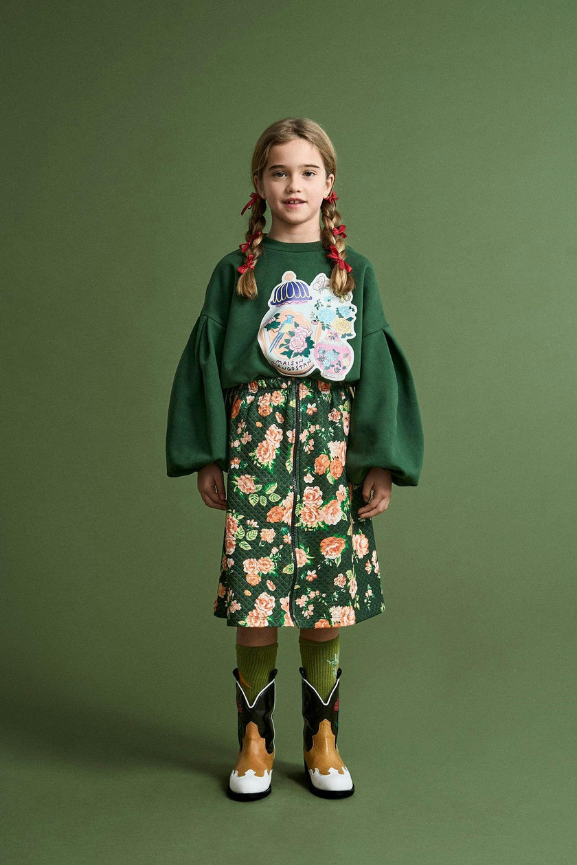 PORCELAIN SWEATSHIRT GREEN
